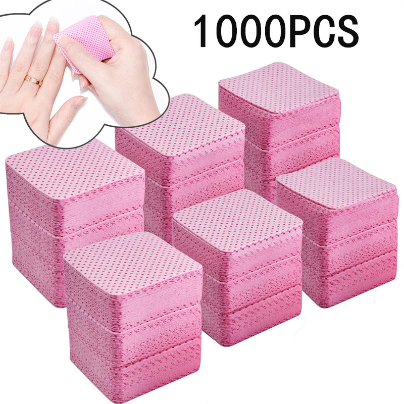 Nail Art Gel - 20/50/100/300/1000pcs Lint-Free Nail Wipes Gel Cleansing