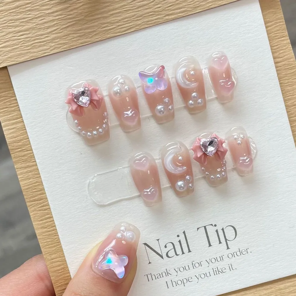Nail Art Xs - Handmade Fairy Press on Nails Y2k