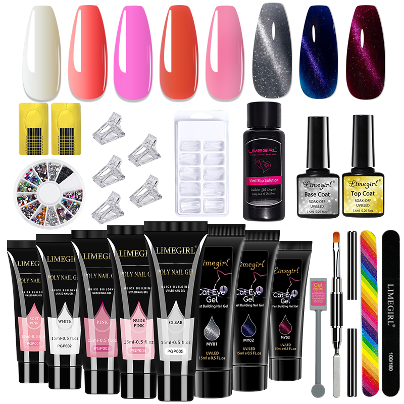 LIMEGIRL 15ml Nail Art Kit Pol – Nail Art Extension Cat Eye Bewertung und Preis