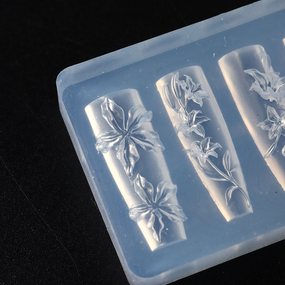 1pcs 3D Elegant Lily Nail Char – Nail Art Elegant Bewertung und Preis