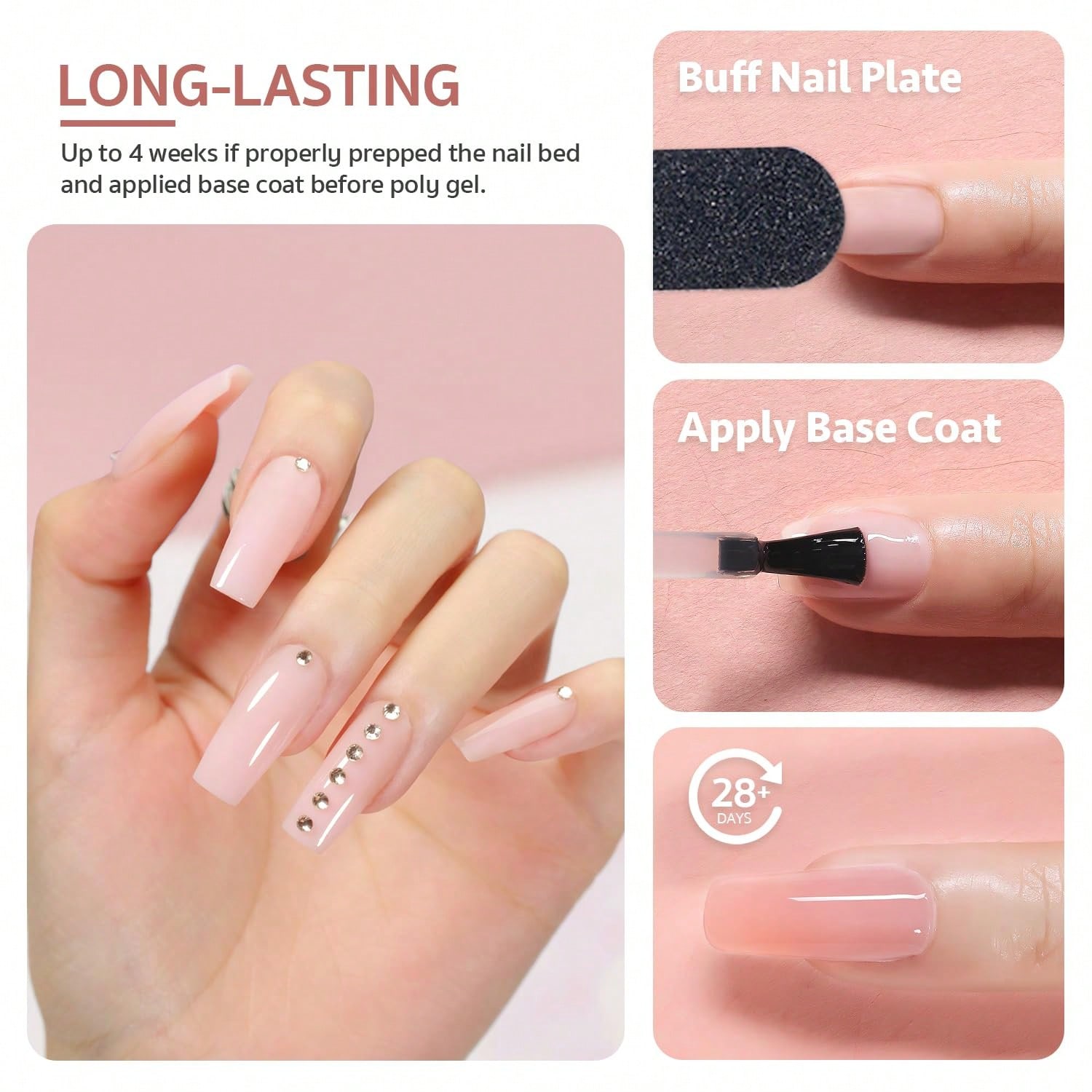 6 Colors Poly Extension Gel Na – Polygel Nail Kit Bewertung und Preis
