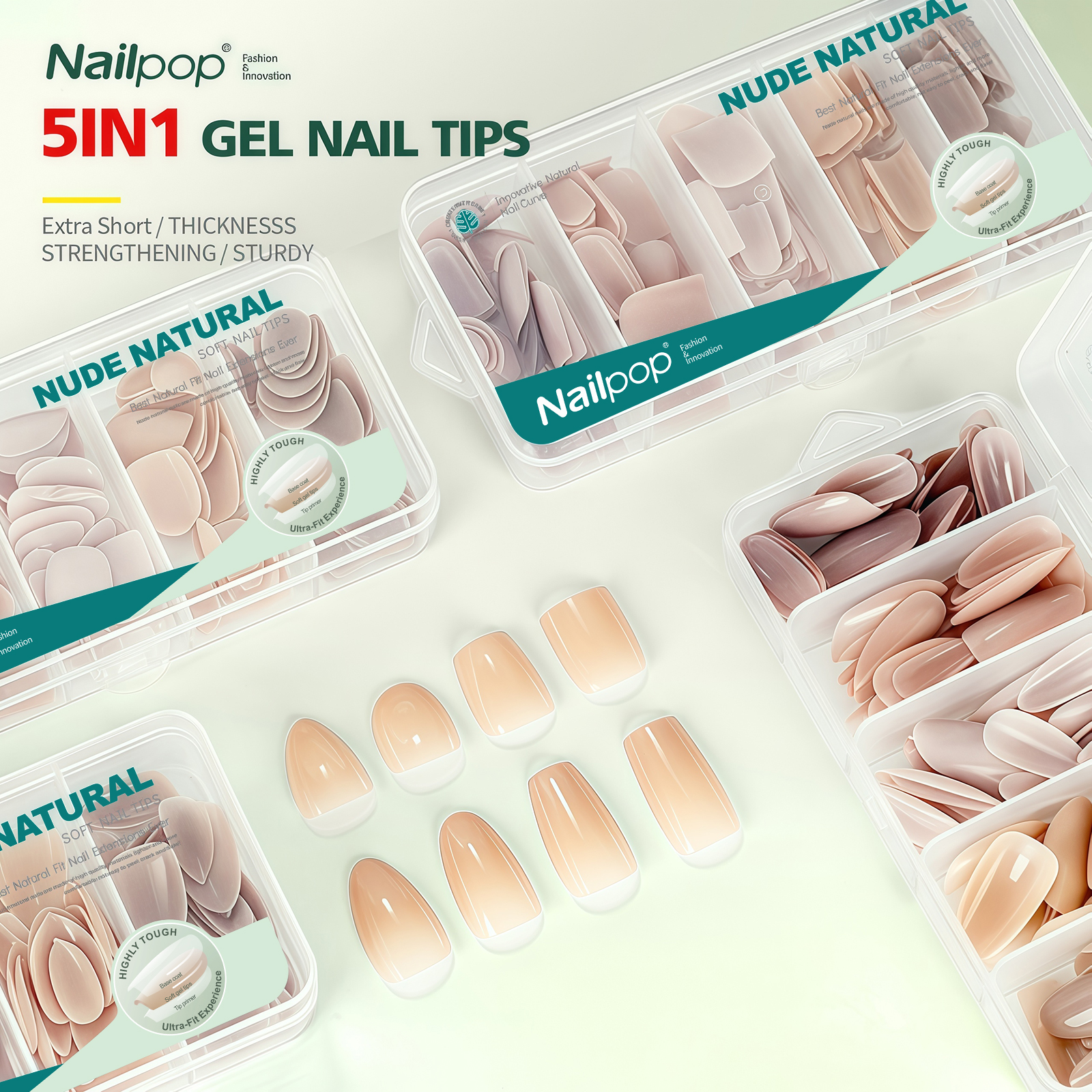 Nailpop Ultra Fit Press On Nai – Nail Art Xs Bewertung und Preis