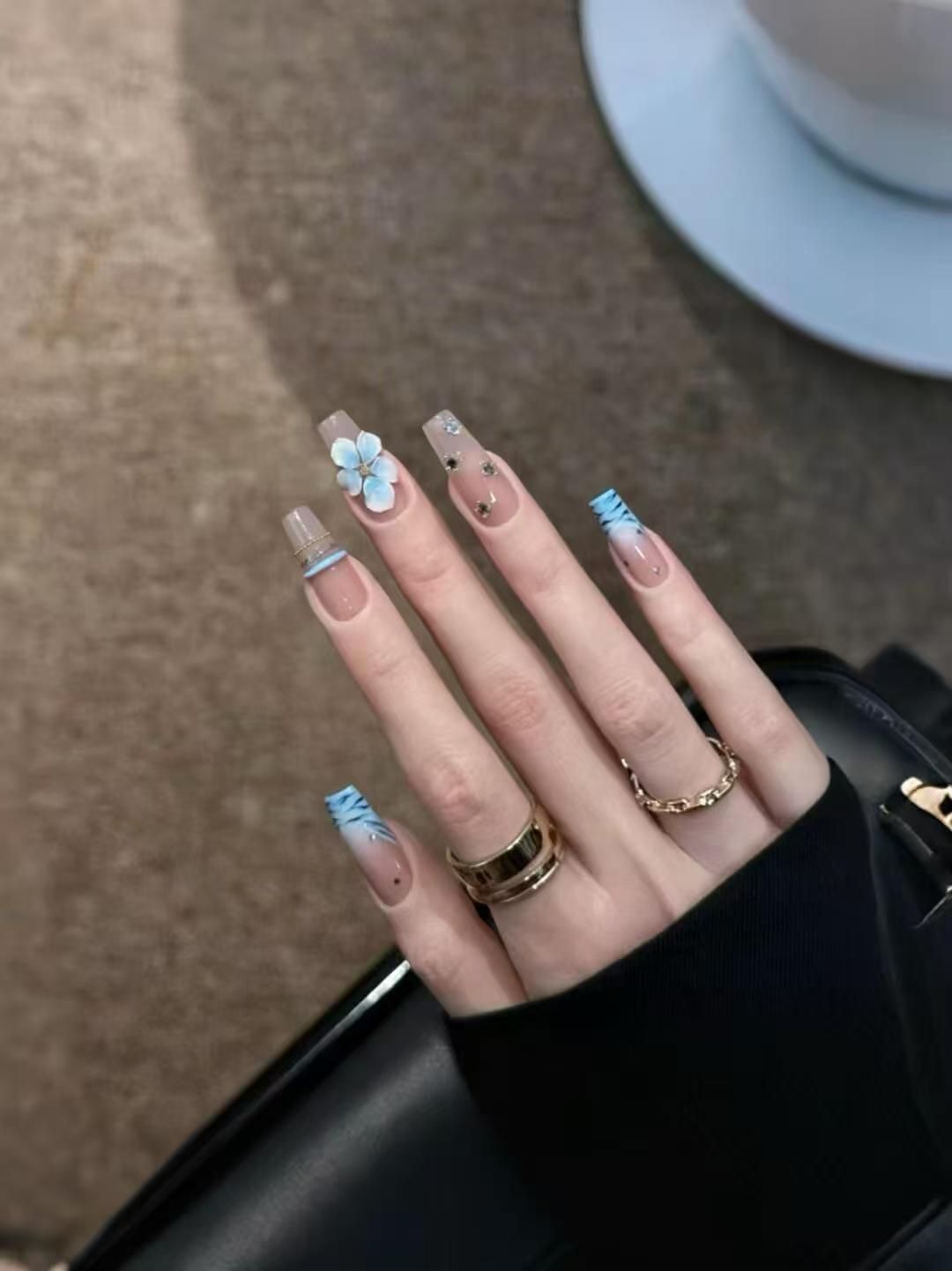 10pcs Handmade Middle Press On – Nail Art Zebra Design Bewertung und Preis
