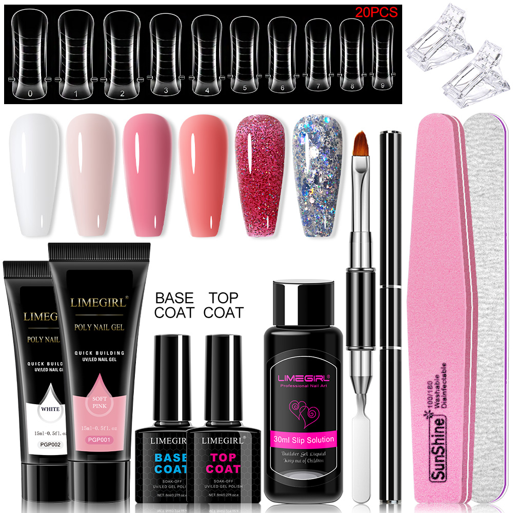 Poly Nail Gel Set for Extensio – Polygel Nail Kit Bewertung und Preis