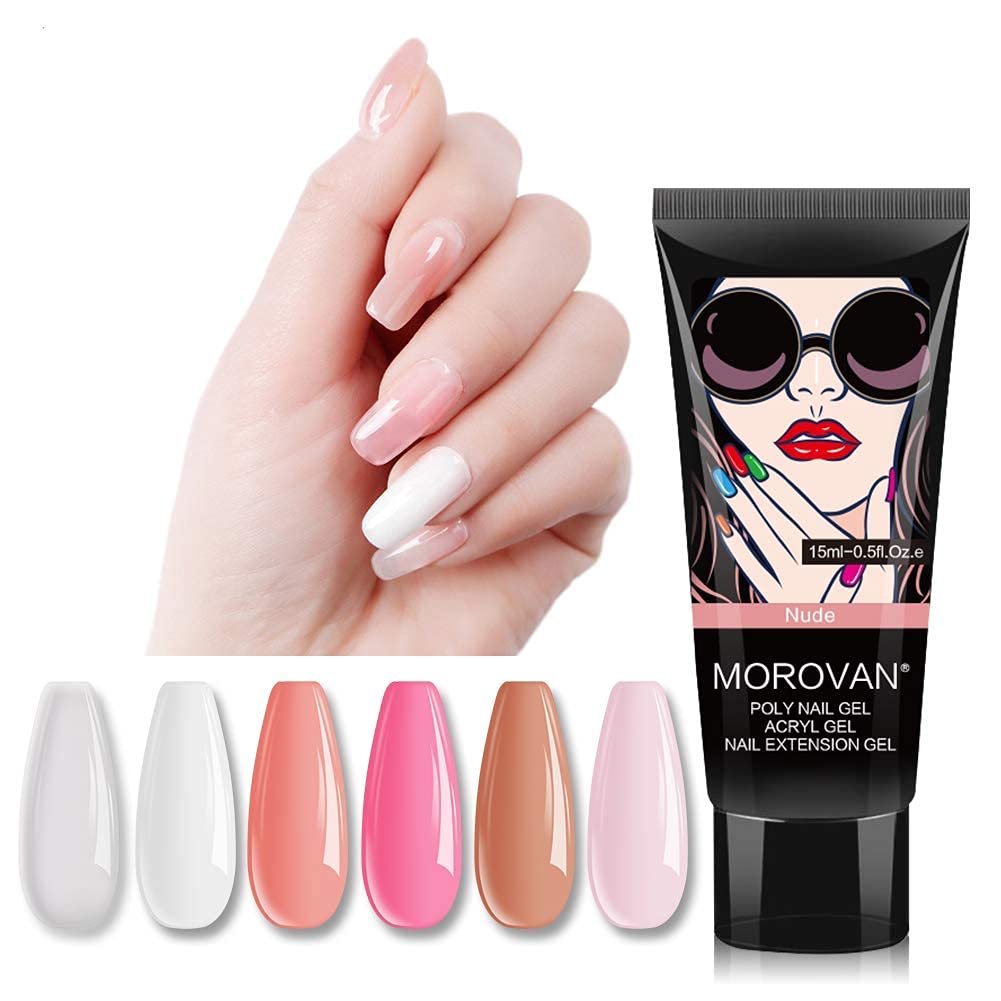 Poly Nail Gel Kit -6 Colors 0. – Polygel Nail Kit Bewertung und Preis