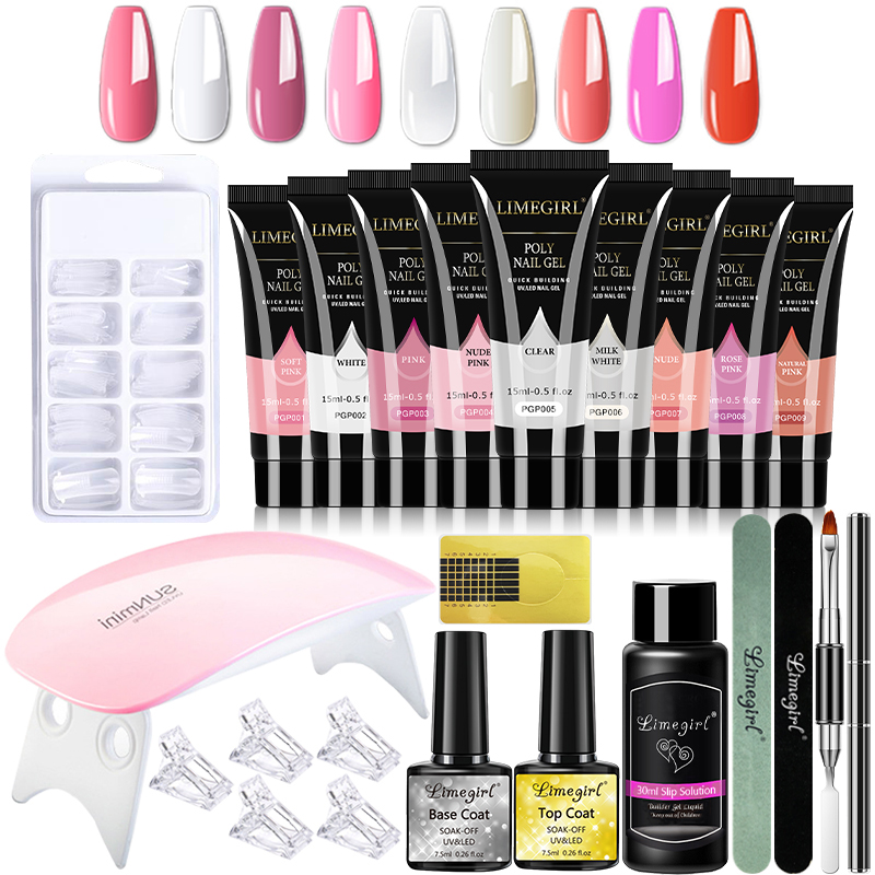 15ml Nail Gel Kit For Quick Ex – Polygel Nail Kit Bewertung und Preis