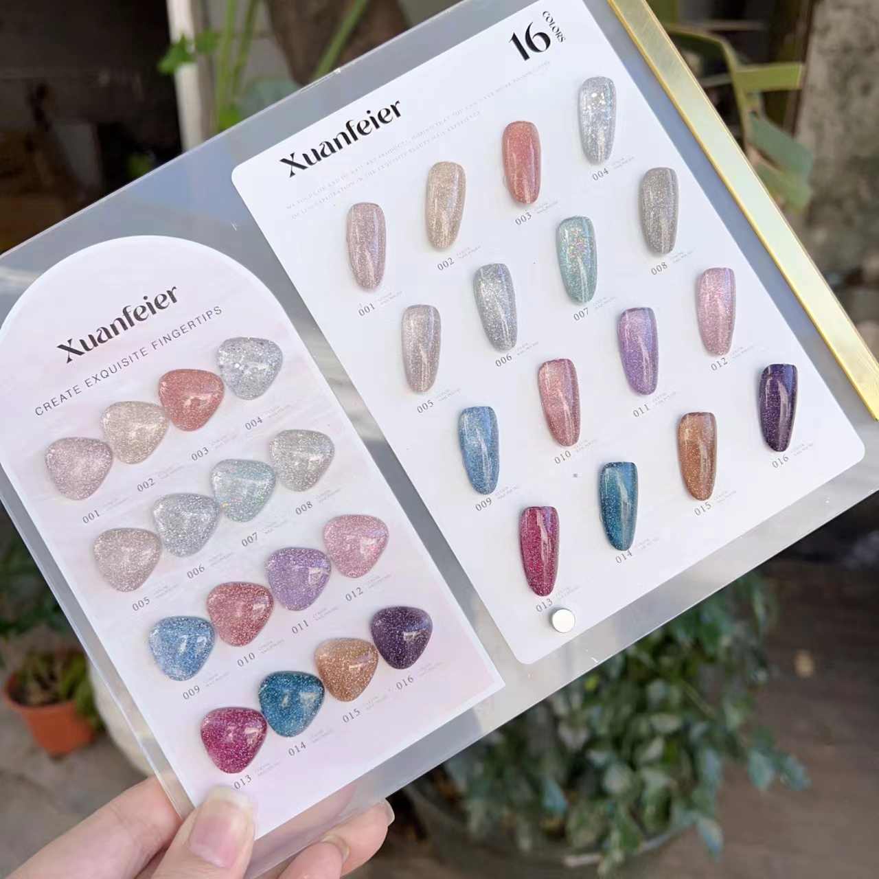 XUANFEIER 16 colors Broken dia – Nail Art Gel Bewertung und Preis