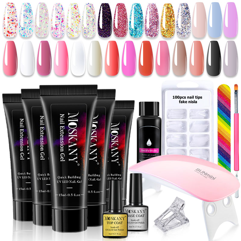 Poly Nail Gel Full Set With 6W – Polygel Nail Kit Bewertung und Preis