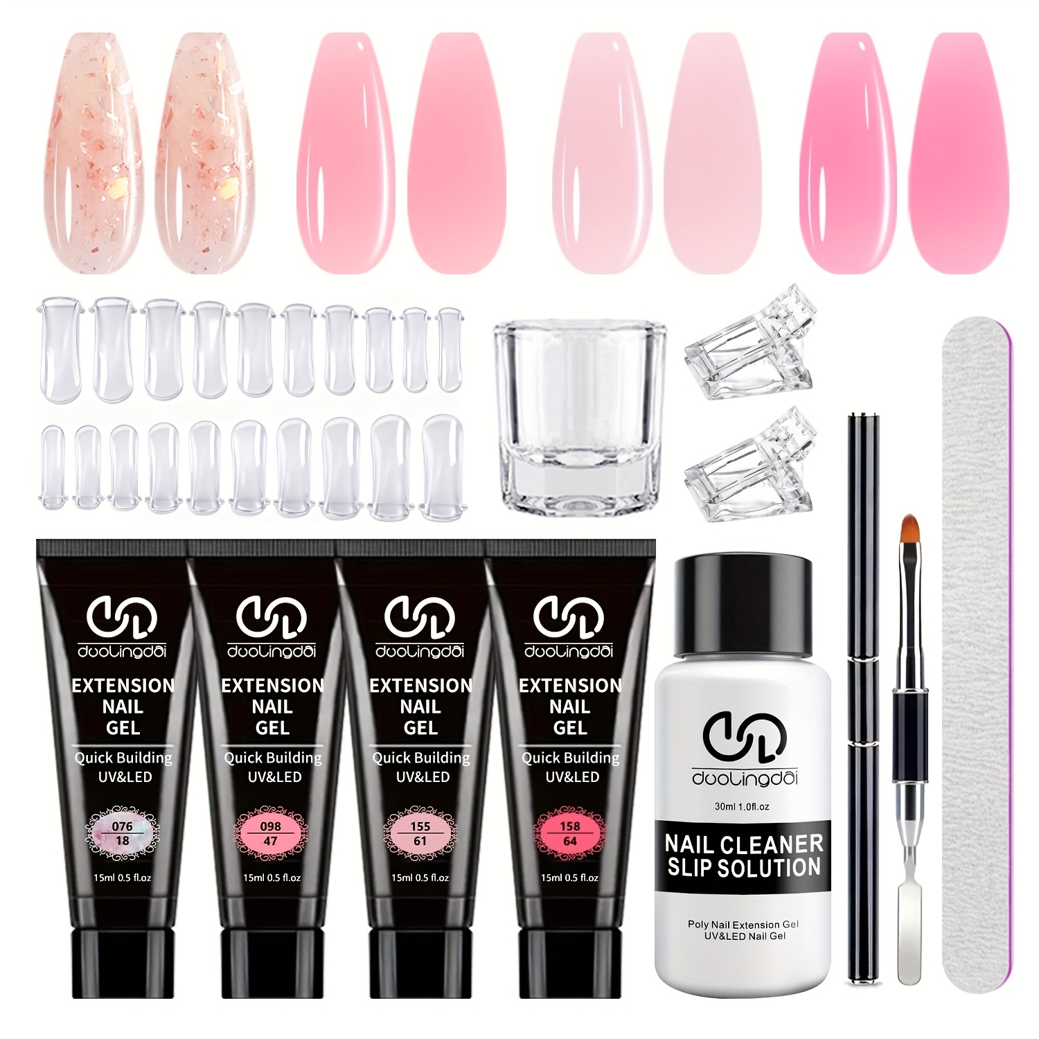 Poly Gel Nail Kit Starter with – Polygel Nail Kit Bewertung und Preis