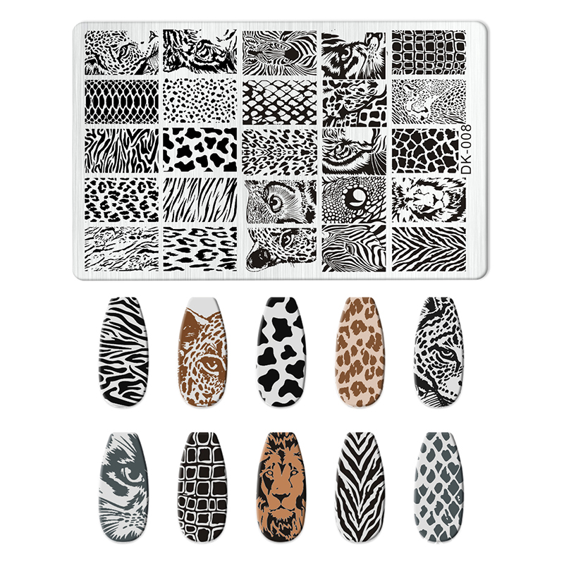 Animal Image Snake Leopard Nai – Nail Art Zebra Design Bewertung und Preis