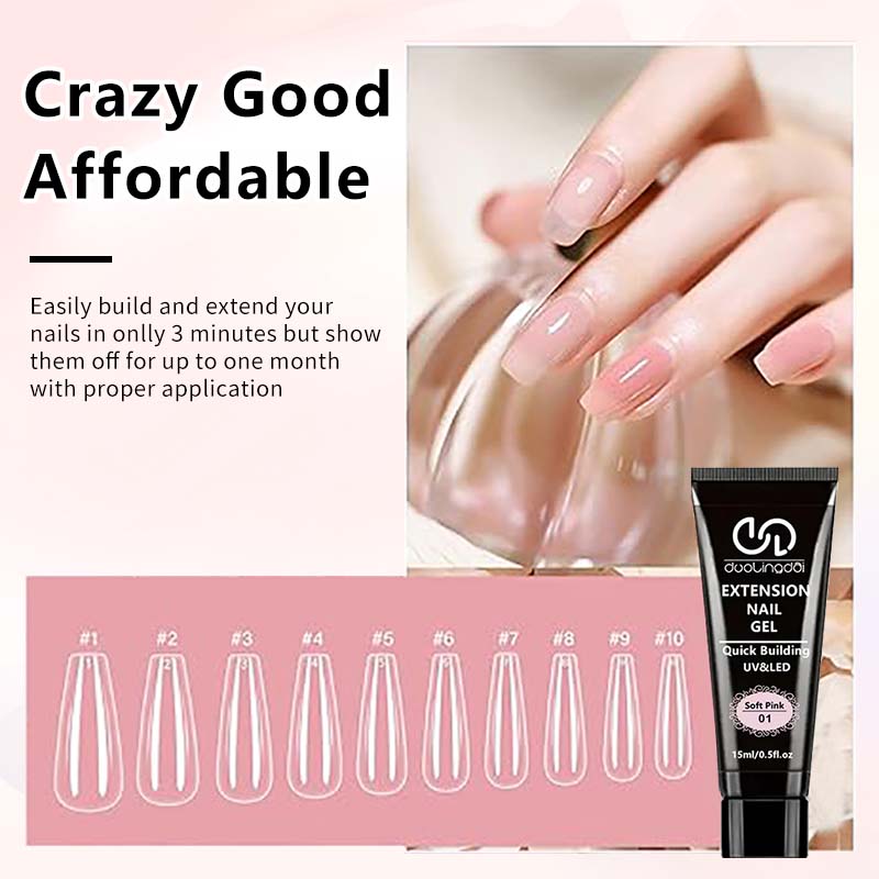 8PCS/Set Poly Extension Gel Se – Polygel Nail Kit Bewertung und Preis