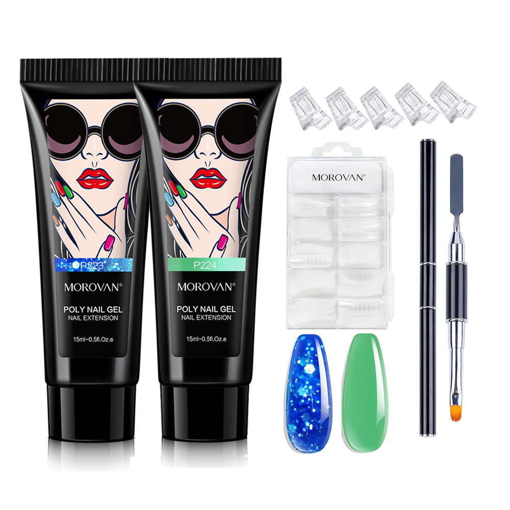 Poly Nail Gel Kit - 15ml Gel k – Polygel Nail Kit Bewertung und Preis