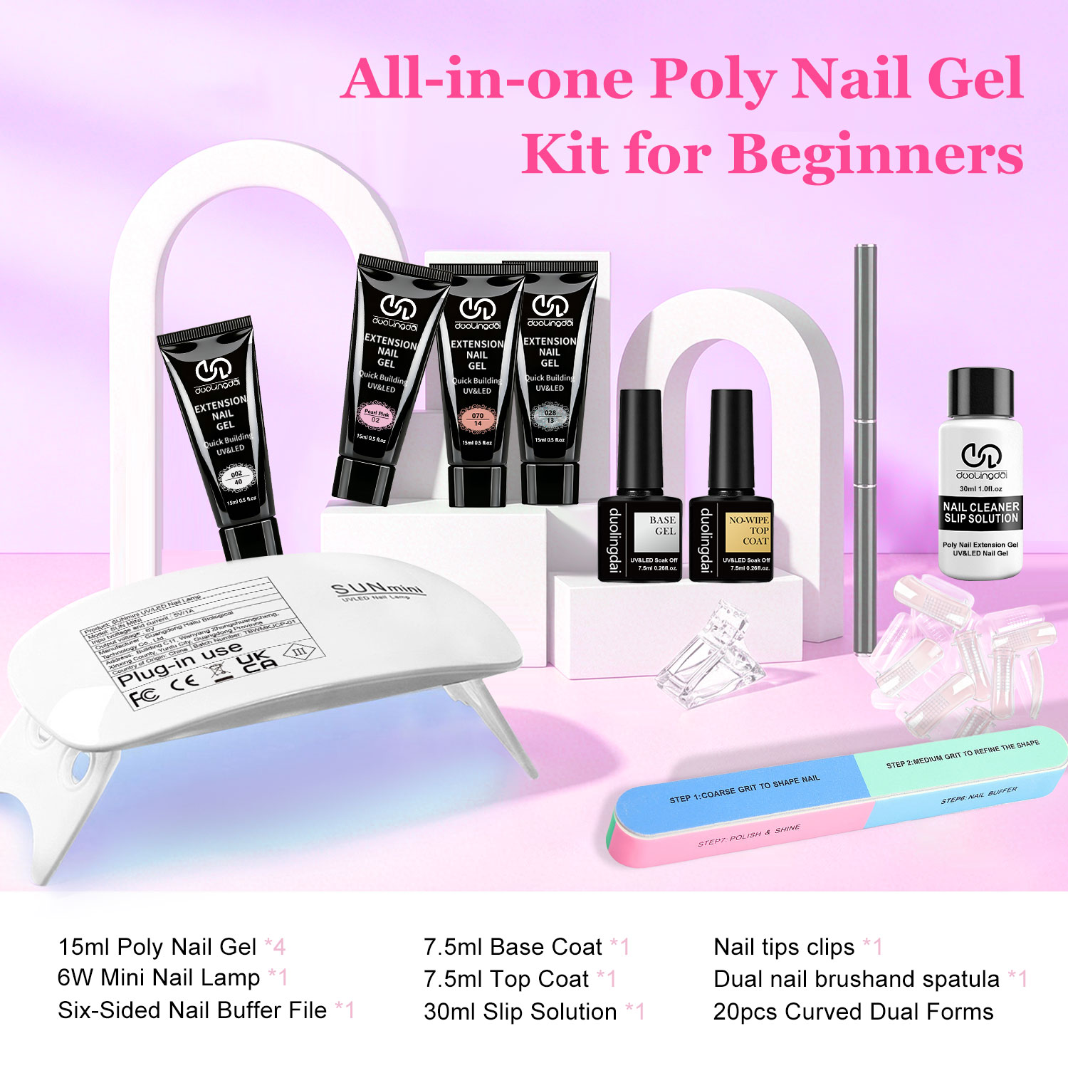 DOULINGDAI Poly Extension Gel  – Polygel Nail Kit Bewertung und Preis