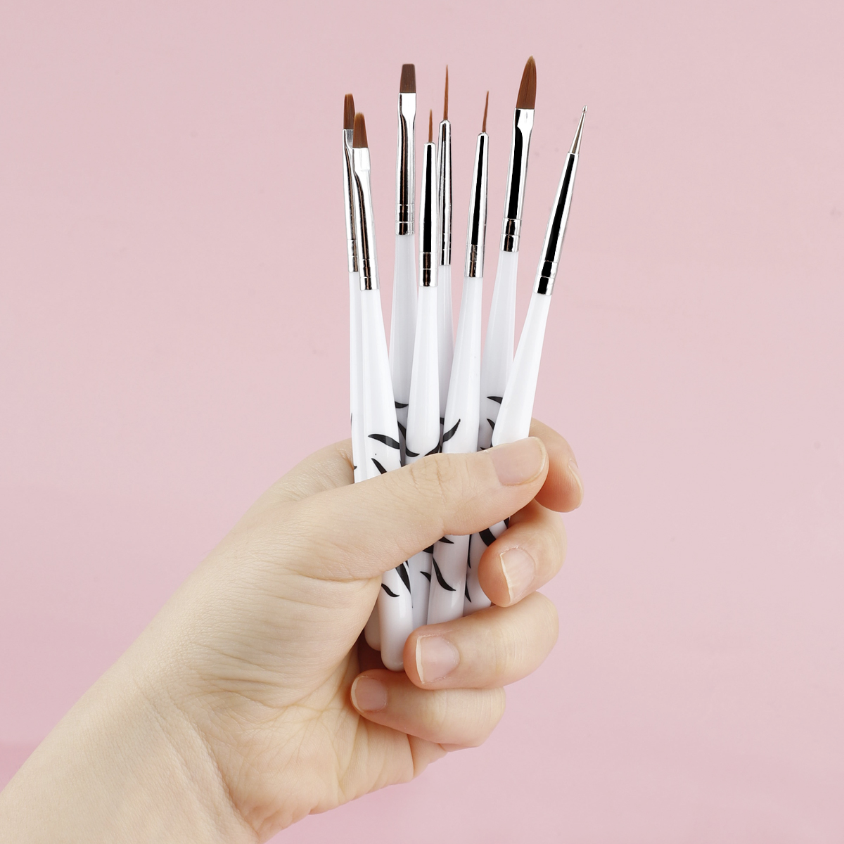 Zebra Handle Nail Brush Set Fo – Nail Art Zebra Design Bewertung und Preis