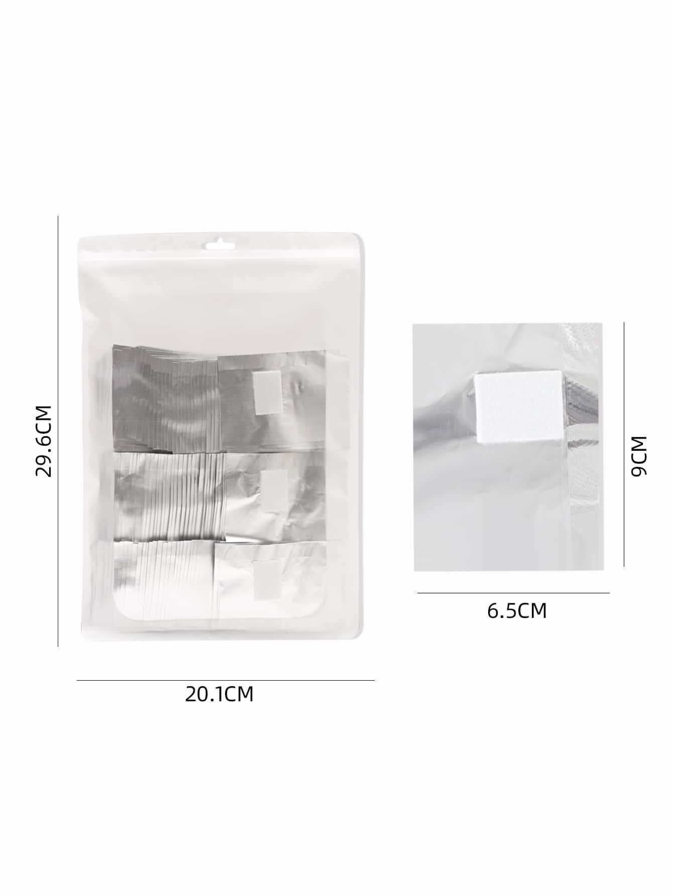 100pcs Aluminum Foil Nail Art  – Nail Art Gel Bewertung und Preis
