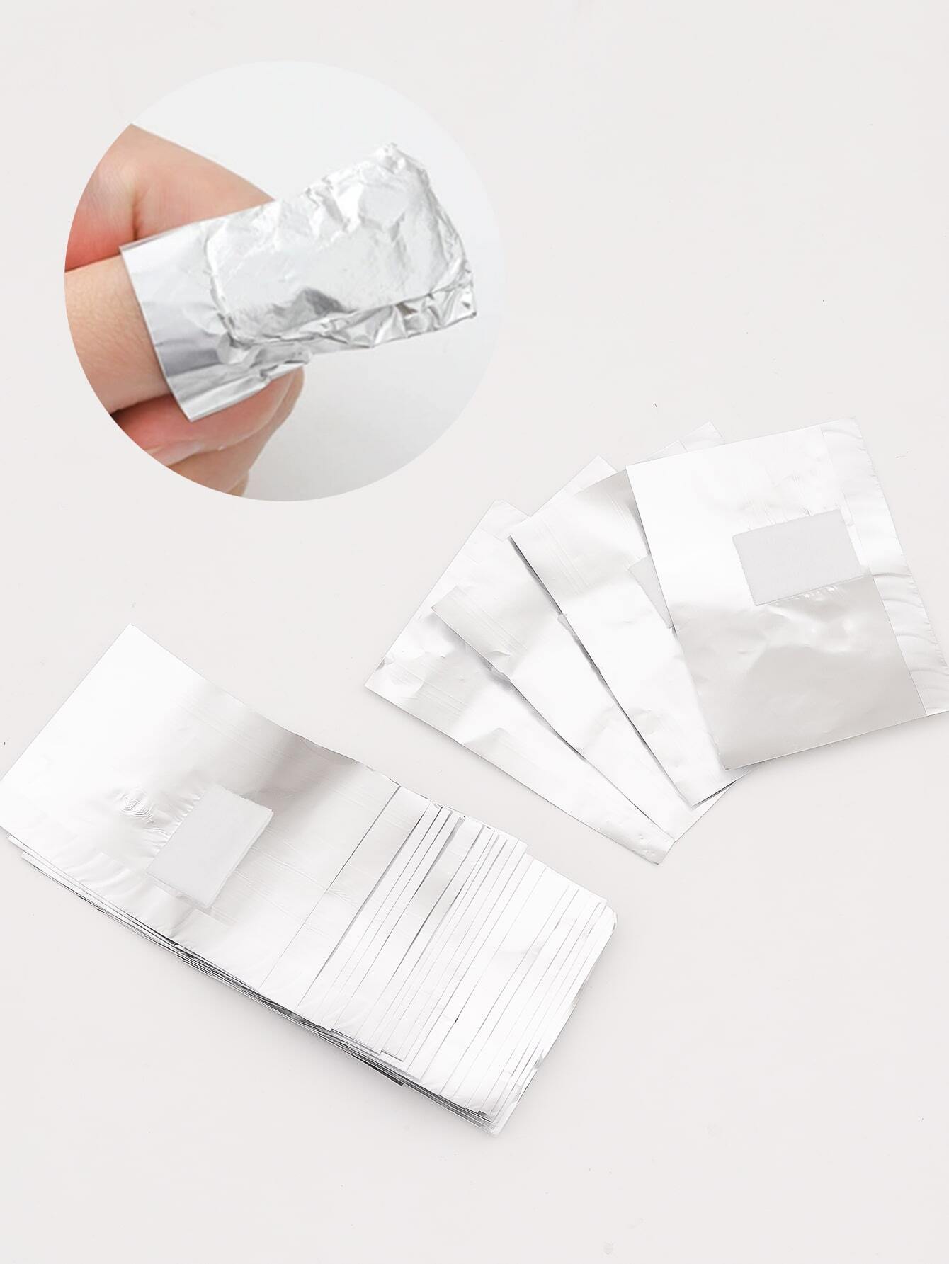 100pcs Aluminum Foil Nail Art  – Nail Art Gel Bewertung und Preis