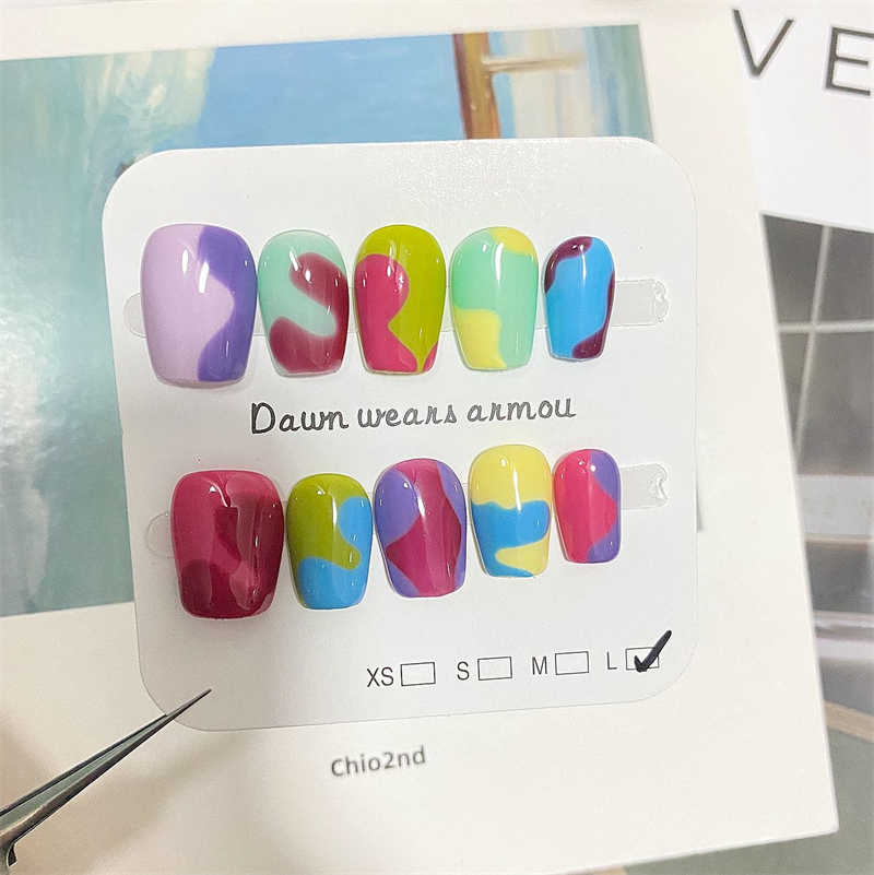 Handmade Short Press On Nails  – Nail Art Xs Bewertung und Preis