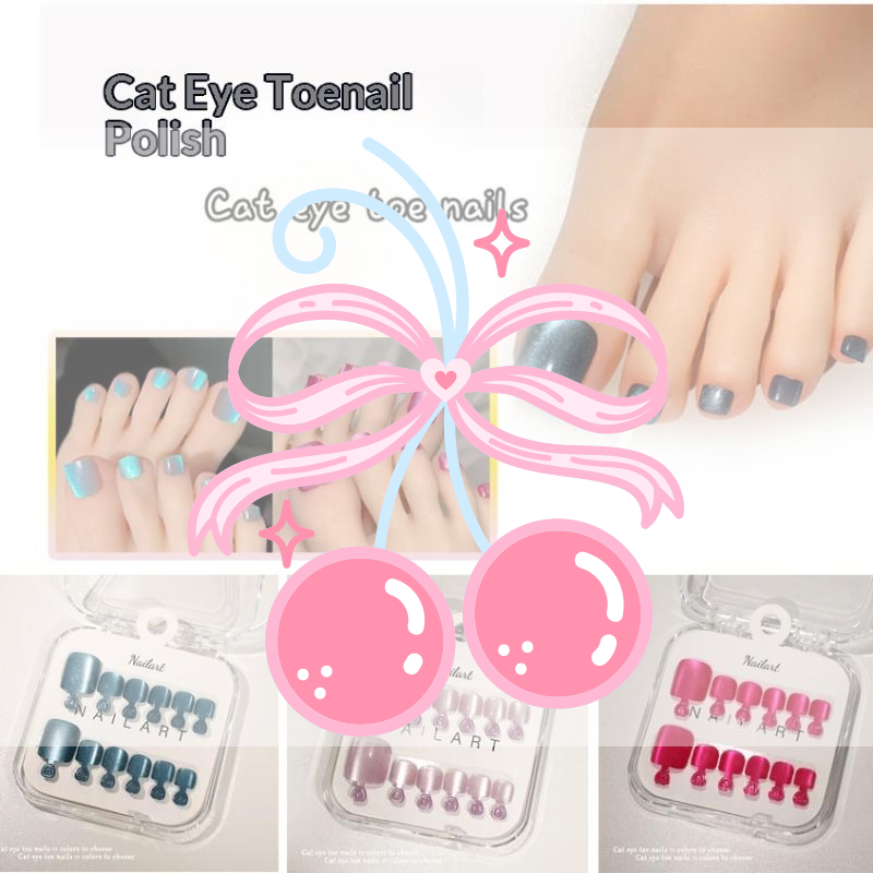 10 Pcs/Box French Fake Nails G – Nail Art Extension Cat Eye Bewertung und Preis