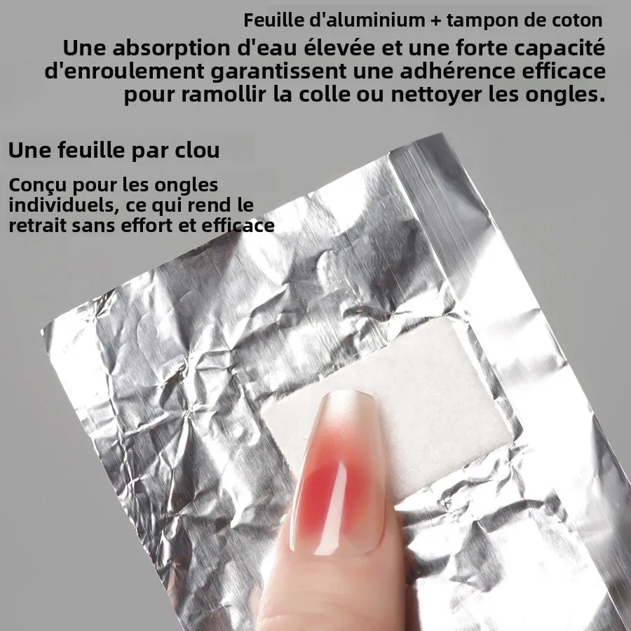 100Pcs Bag Aluminium Foil Nail – Nail Art Gel Bewertung und Preis