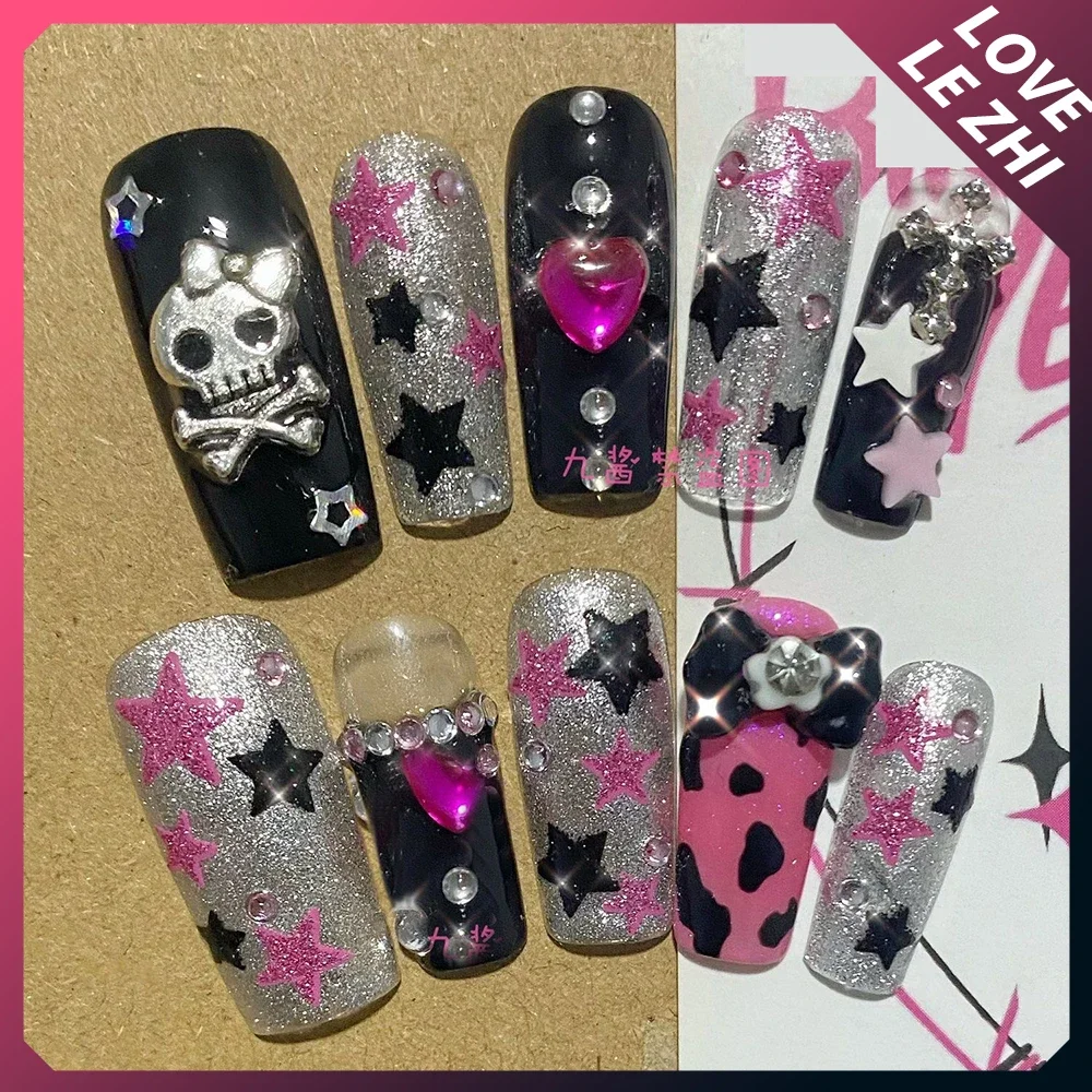 10Pcs Fashion Y2K High-End Han – Nail Art Xs Bewertung und Preis