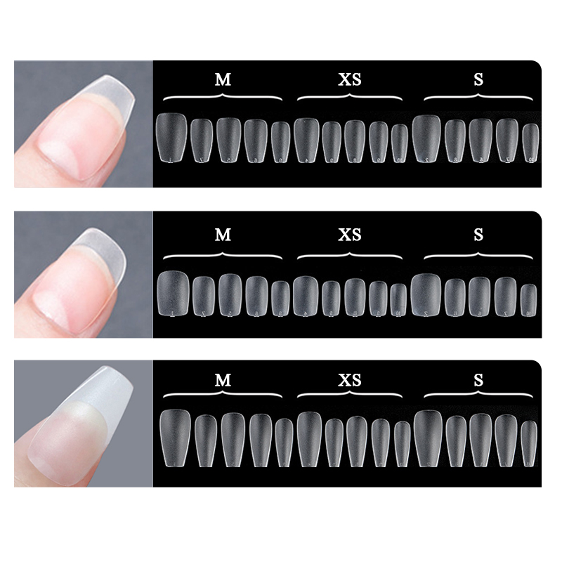 1Bag Matte Press On Nail Tips  – Nail Art Xs Bewertung und Preis