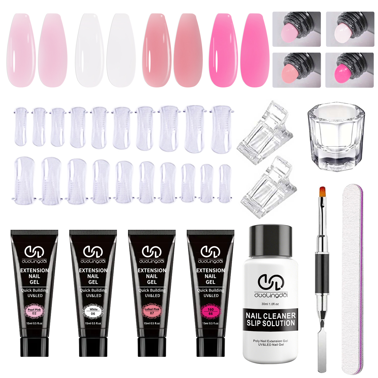Poly Gel Nail Kit Starter: 4 C – Polygel Nail Kit Bewertung und Preis