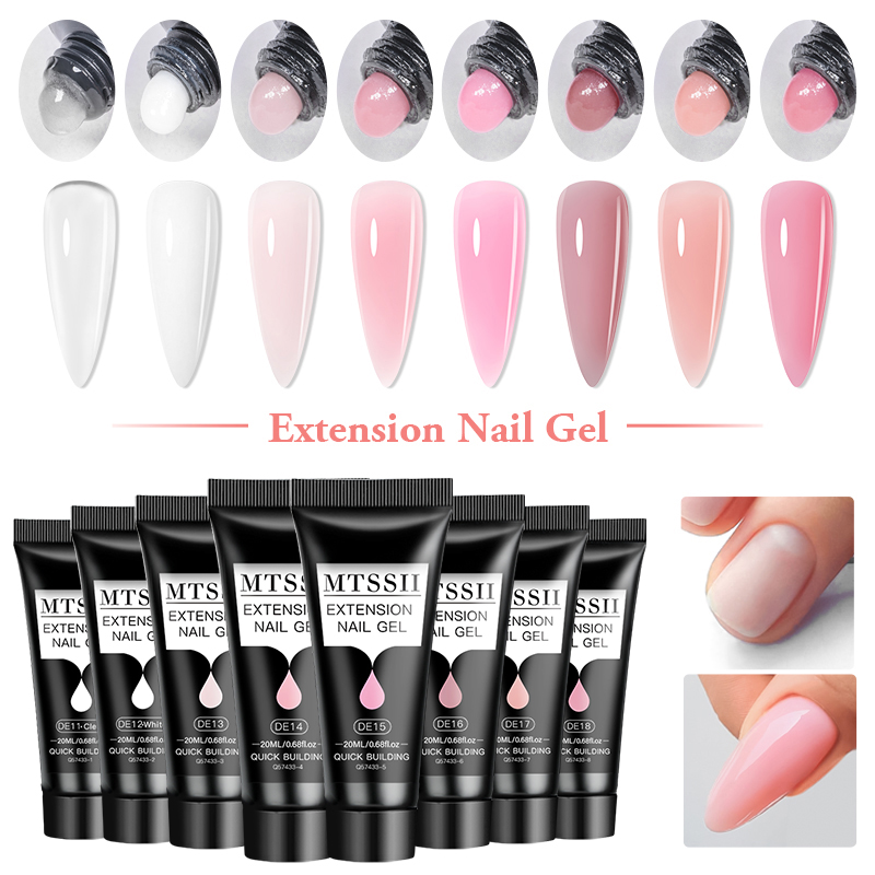 4/6/8PCS 20ml Poly Nail Extens – Polygel Nail Kit Bewertung und Preis