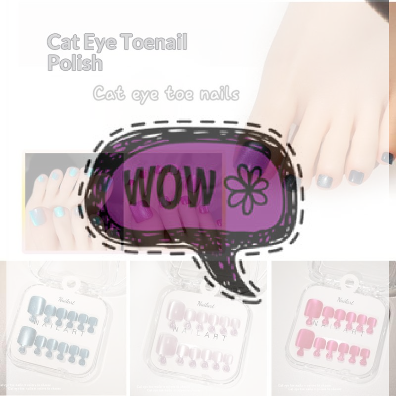 10 Pcs/Box French Fake Nails G – Nail Art Extension Cat Eye Bewertung und Preis
