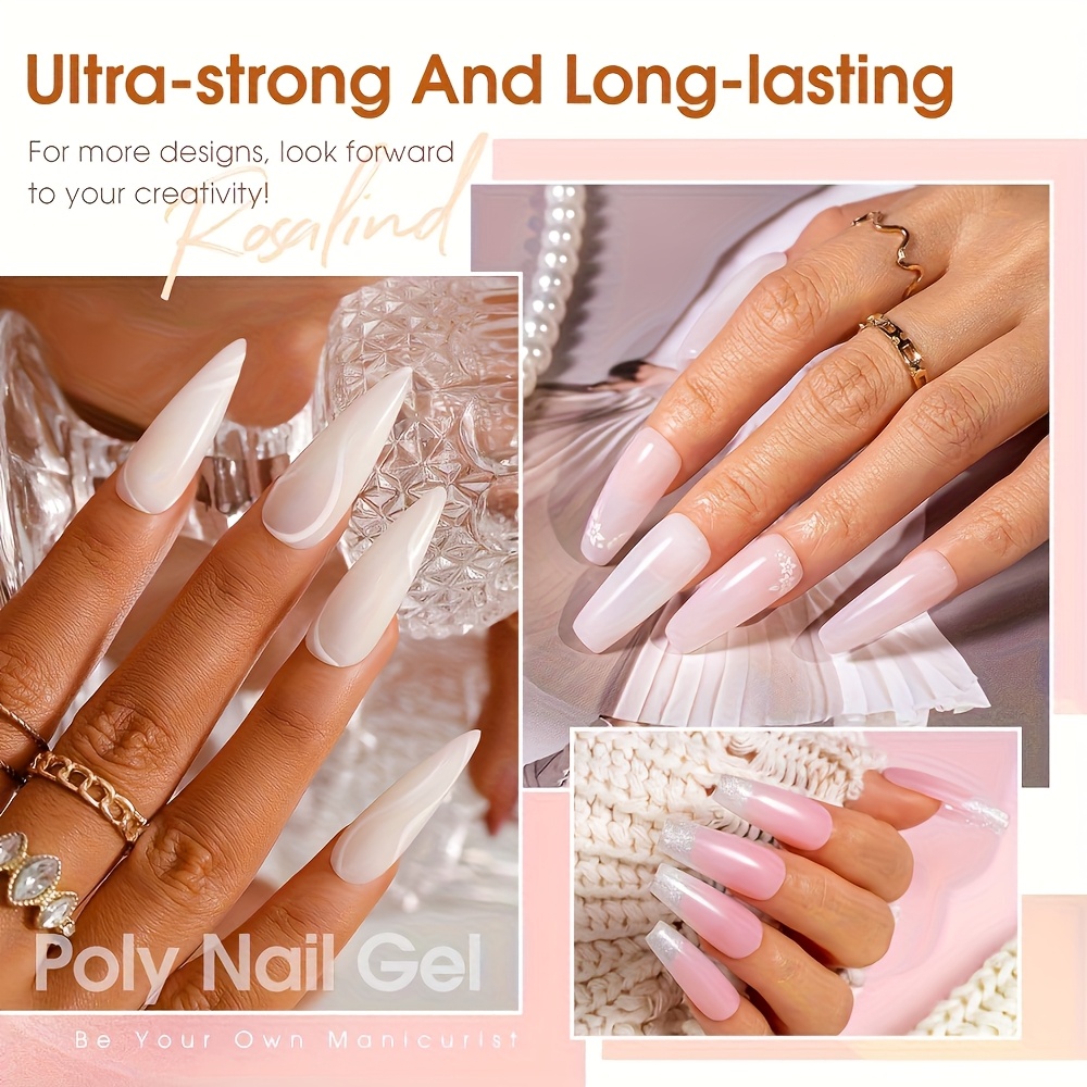 Poly for Nail Gel Kit, 4pcs Cl – Polygel Nail Kit Bewertung und Preis
