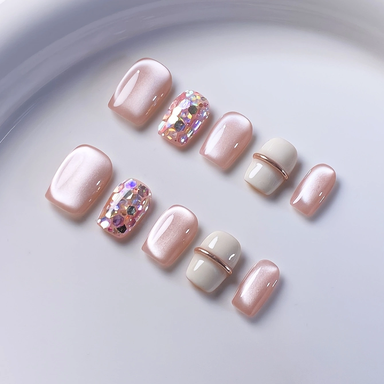 10 pieces of pure handmade alm – Nail Art Elegant Bewertung und Preis