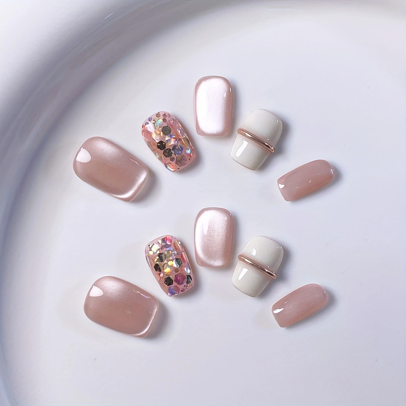 10 pieces of pure handmade alm – Nail Art Elegant Bewertung und Preis