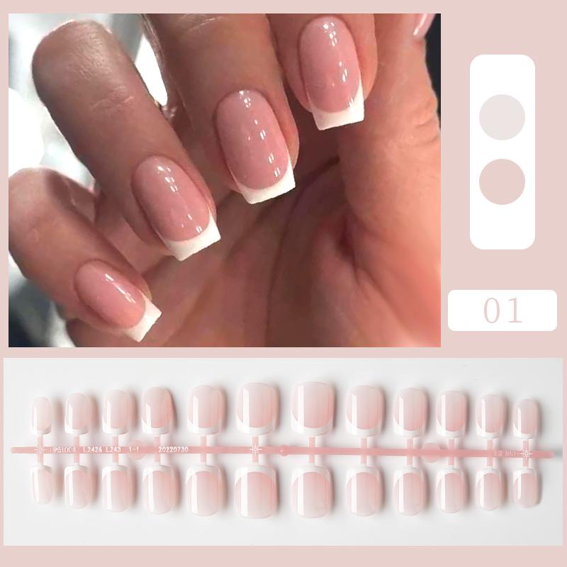 24Pcs 20Pcs French False Nails – Nail Art Xs Bewertung und Preis