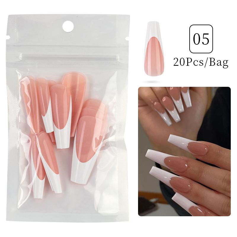 24Pcs 20Pcs French False Nails – Nail Art Xs Bewertung und Preis