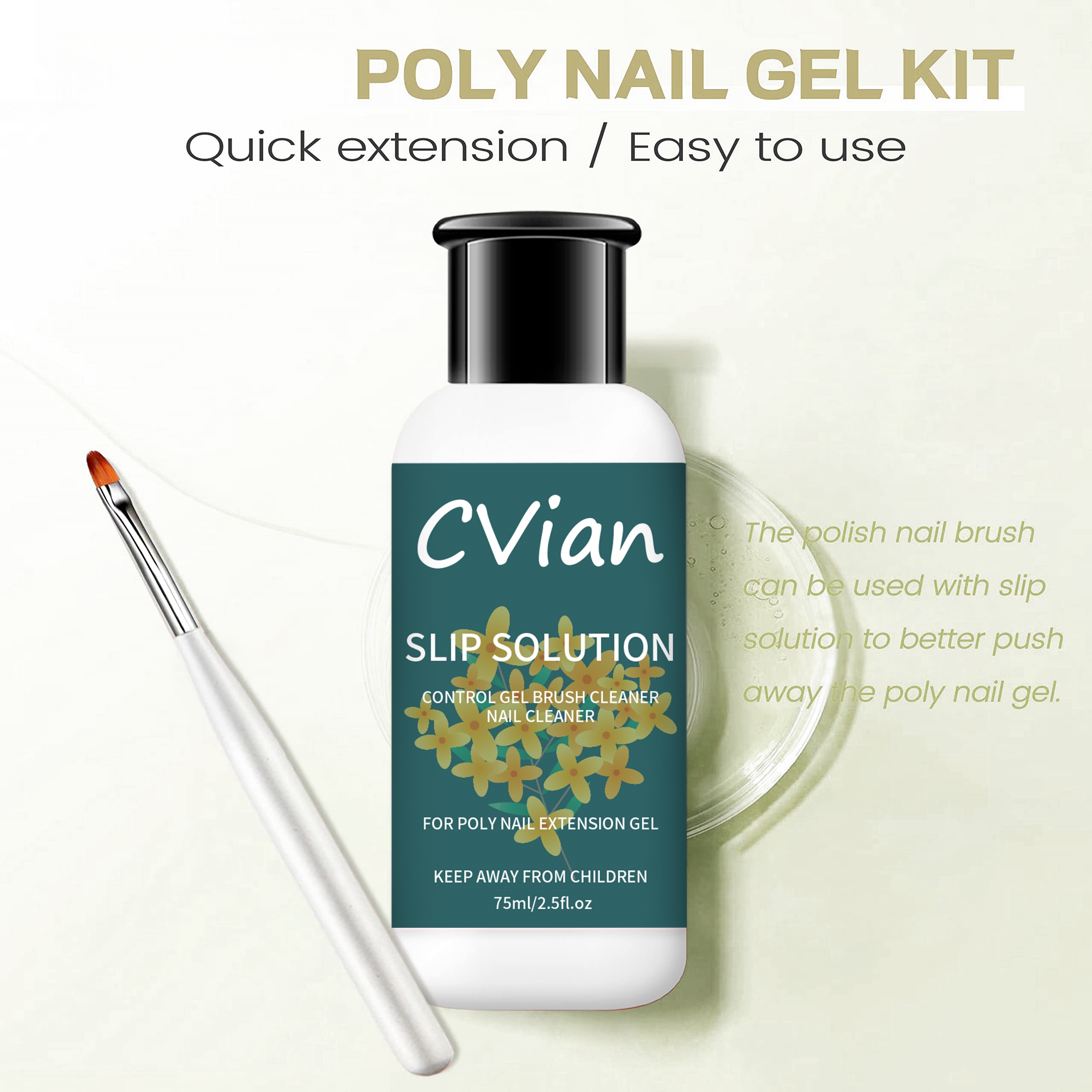 75ml Poly Gel Slip Solution Ki – Polygel Nail Kit Bewertung und Preis