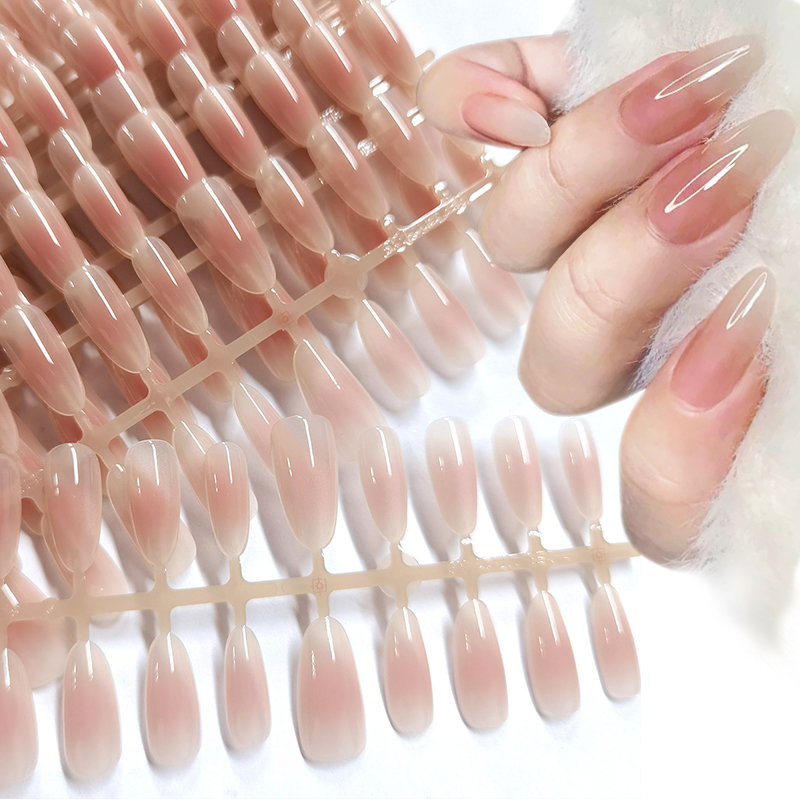 30Pcs Nude Color Fake Nail Fas – Nail Art Xs Bewertung und Preis
