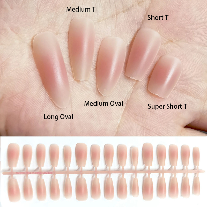 30Pcs Nude Color Fake Nail Fas – Nail Art Xs Bewertung und Preis