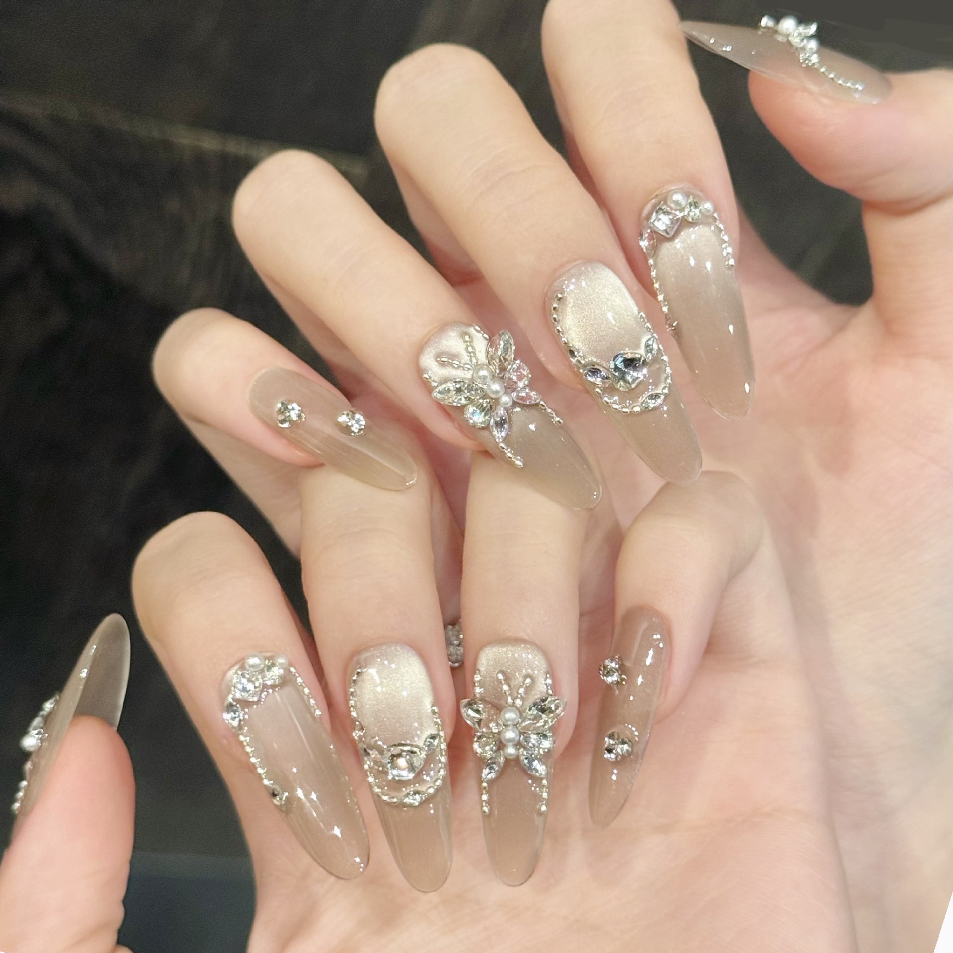 10pcs Simple Transparent False – Nail Art Elegant Bewertung und Preis