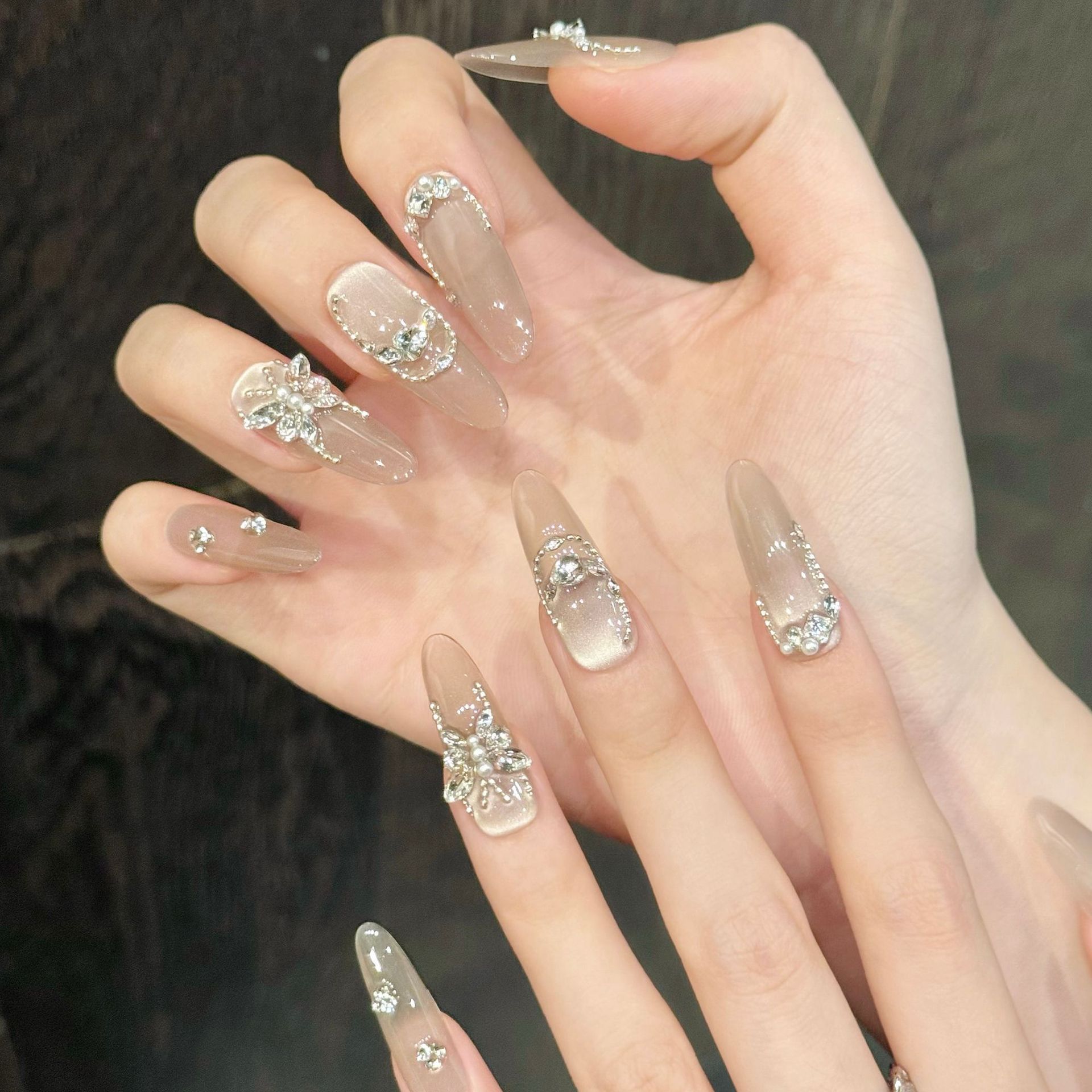 10pcs Simple Transparent False – Nail Art Elegant Bewertung und Preis