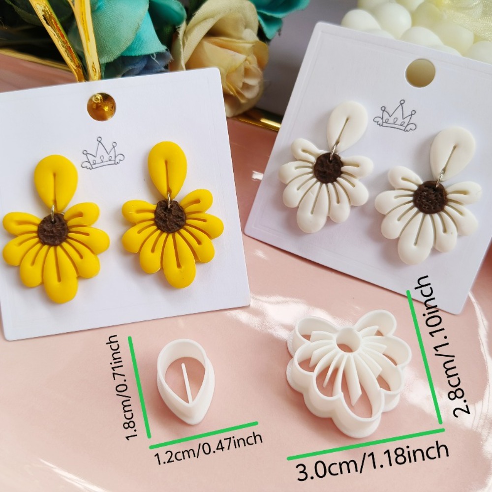 2Pcs Elegant Flower-Shaped Pol – Nail Art Elegant Bewertung und Preis