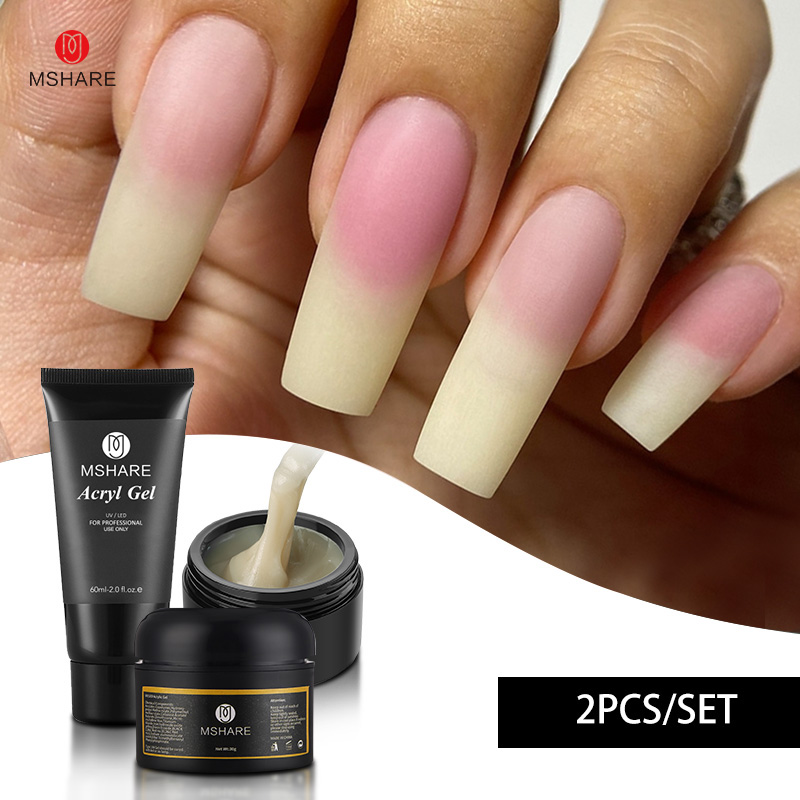 MSHARE 2pcs/set 30g/60g Natura – Polygel Nail Kit Bewertung und Preis